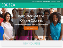 Tablet Screenshot of eduzza.com